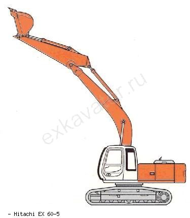 Мини-экскаваторы гусеничные Hitachi EX60-5