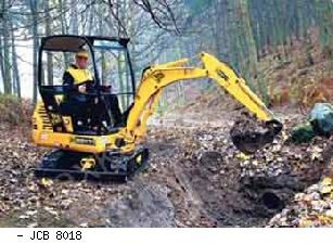 Мини-экскаваторы гусеничные JCB 8018