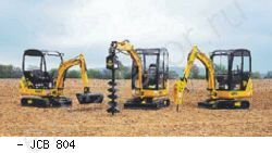 Мини-экскаваторы гусеничные JCB 804
