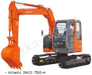 Мини-экскаваторы гусеничные Hitachi ZAXIS 75US-A