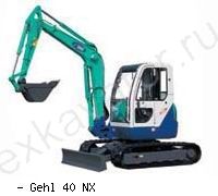 Мини-экскаваторы гусеничные Gehl 40 NX