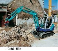 Мини-экскаваторы гусеничные Gehl 55N