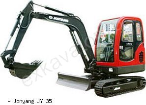 Мини-экскаваторы гусеничные Jonyang JY35
