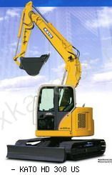 Мини-экскаваторы гусеничные Kato HD308US