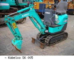 Мини-экскаваторы гусеничные Kobelco SK005