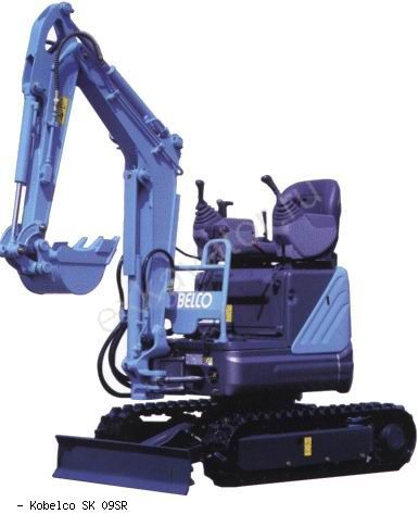 Мини-экскаваторы гусеничные Kobelco SK09SR