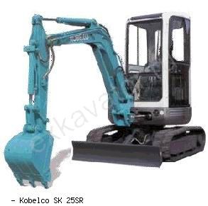 Мини-экскаваторы гусеничные Kobelco SK25SR