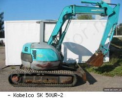 Мини-экскаваторы гусеничные Kobelco SK50UR-2