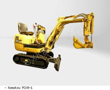 Мини-экскаваторы гусеничные Komatsu PC09-1
