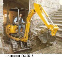 Мини-экскаваторы гусеничные Komatsu PC12R-8