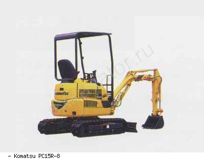 Мини-экскаваторы гусеничные Komatsu PC15R-8