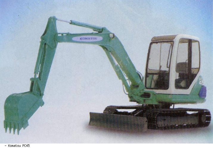 Мини-экскаваторы гусеничные Komatsu PC45