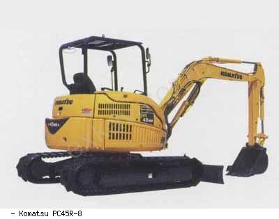 Мини-экскаваторы гусеничные Komatsu PC45R-8