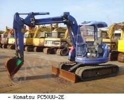 Мини-экскаваторы гусеничные Komatsu PC50UU-2E