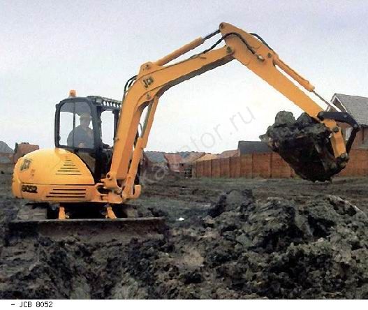 Мини-экскаваторы гусеничные JCB 8052