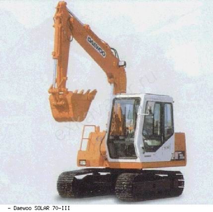 Мини-экскаваторы гусеничные Daewoo SOLAR 70-III