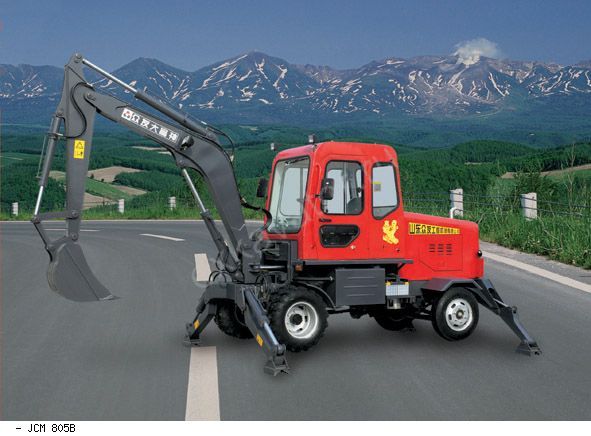 Мини-экскаваторы колесные JCM 805B