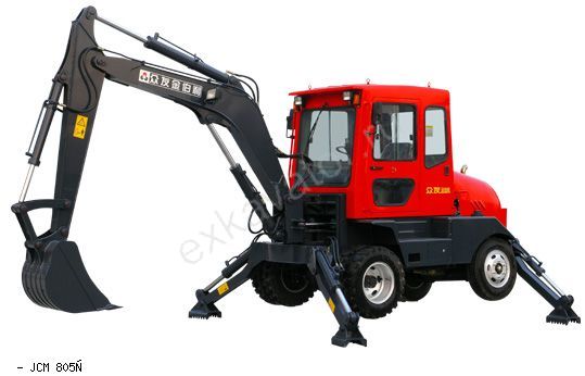 Мини-экскаваторы колесные JCM 805С