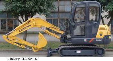 Мини-экскаваторы гусеничные LiuGong CLG904C