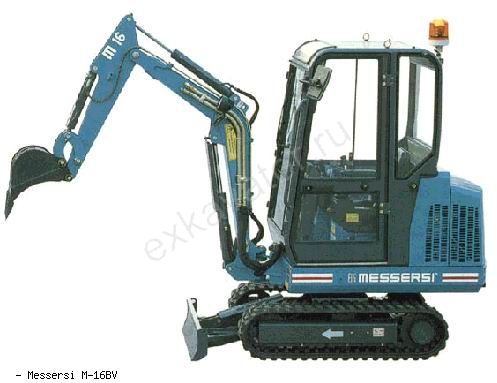 Мини-экскаваторы гусеничные Messersi M-16BV