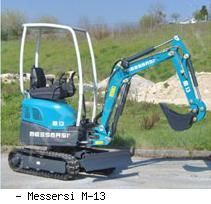Мини-экскаваторы гусеничные Messersi M-13