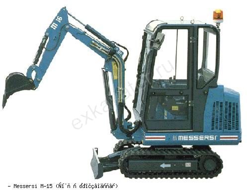 Мини-экскаваторы гусеничные Messersi M-15