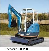 Мини-экскаваторы гусеничные Messersi M-22U