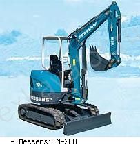 Мини-экскаваторы гусеничные Messersi M-28U