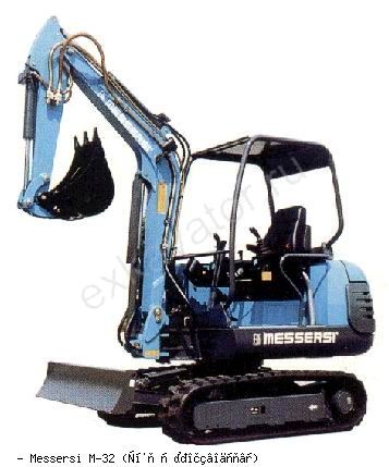 Мини-экскаваторы гусеничные Messersi M-32