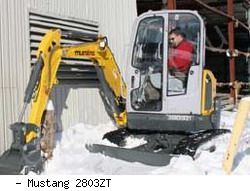 Мини-экскаваторы гусеничные Mustang 2803ZT