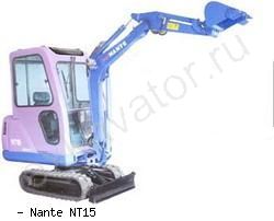 Мини-экскаваторы гусеничные Nante NT15