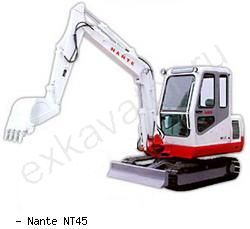 Мини-экскаваторы гусеничные Nante NT45
