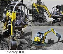 Мини-экскаваторы гусеничные Mustang 8003