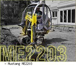 Мини-экскаваторы гусеничные Mustang ME2203