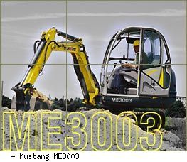 Мини-экскаваторы гусеничные Mustang ME3003