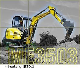 Мини-экскаваторы гусеничные Mustang ME3503