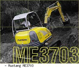 Мини-экскаваторы гусеничные Mustang ME3703