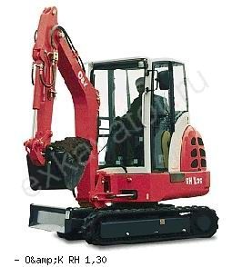 Мини-экскаваторы гусеничные O&K RH 1,30