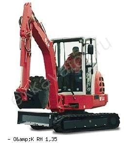 Мини-экскаваторы гусеничные O&K RH 1,35