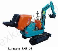 Мини-экскаваторы гусеничные Sunward SWE 08