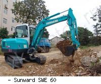 Мини-экскаваторы гусеничные Sunward SWE 60