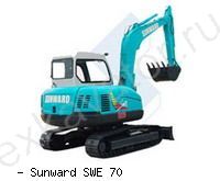 Мини-экскаваторы гусеничные Sunward SWE 70