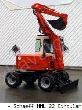 Мини-экскаваторы колесные Schaeff HML 22 Circular