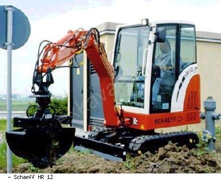 Мини-экскаваторы гусеничные Schaeff HR 12