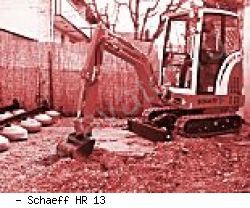 Мини-экскаваторы гусеничные Schaeff HR 13