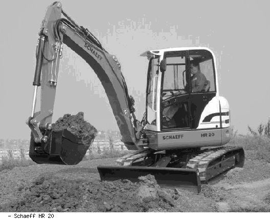 Мини-экскаваторы гусеничные Schaeff HR 20