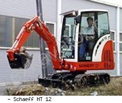Мини-экскаваторы гусеничные Schaeff HT 12