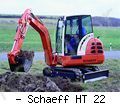 Мини-экскаваторы гусеничные Schaeff HT 22