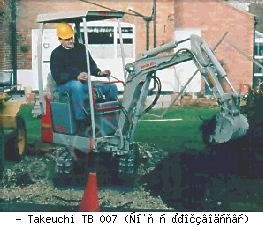Мини-экскаваторы гусеничные Takeuchi TB 007
