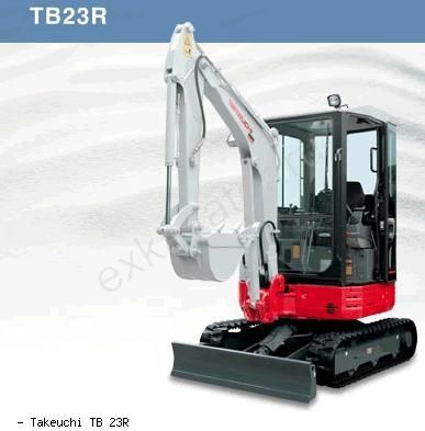 Мини-экскаваторы гусеничные Takeuchi TB 23R